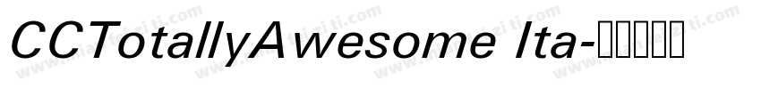 CCTotallyAwesome Ita字体转换